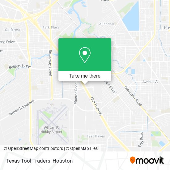 Texas Tool Traders map