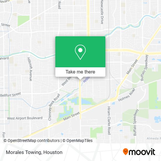 Morales Towing map