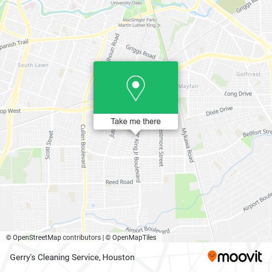 Mapa de Gerry's Cleaning Service