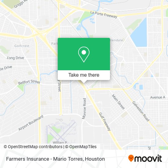 Farmers Insurance - Mario Torres map