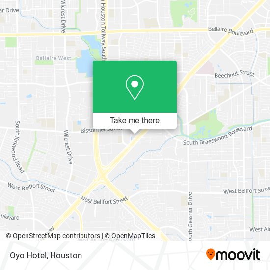 Oyo Hotel map