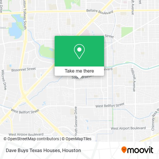 Mapa de Dave Buys Texas Houses