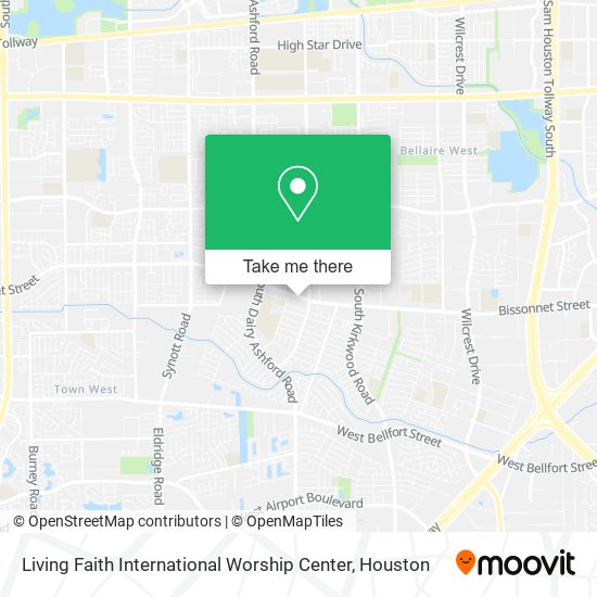 Mapa de Living Faith International Worship Center