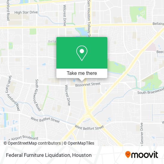 Federal Furniture Liquidation map