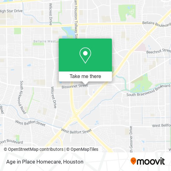 Age in Place Homecare map