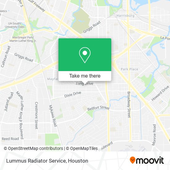 Lummus Radiator Service map