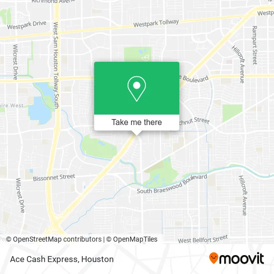 Ace Cash Express map
