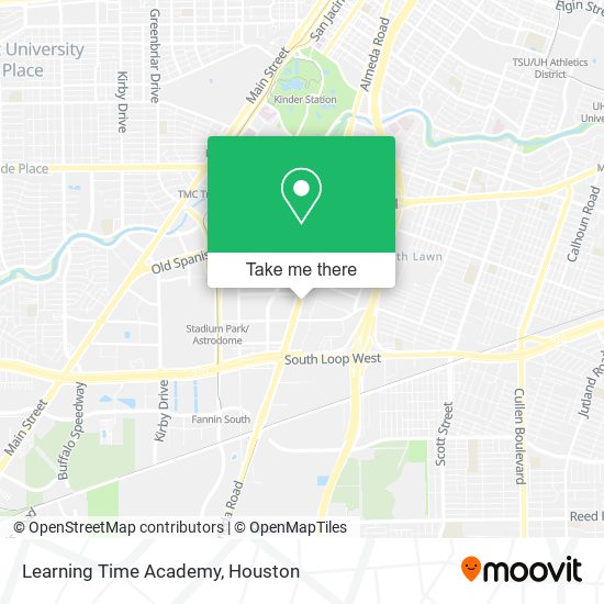 Learning Time Academy map