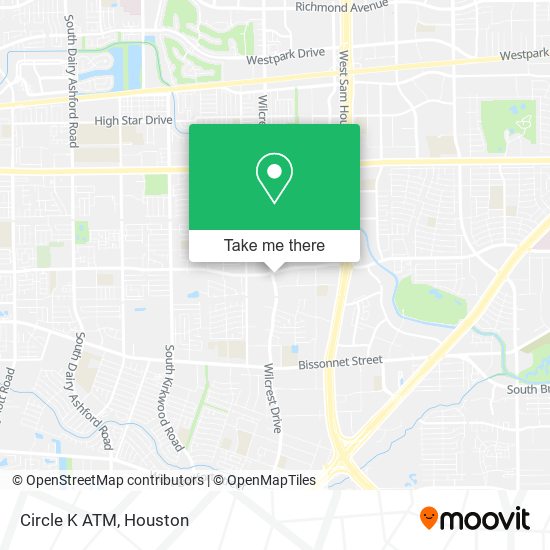 Circle K ATM map