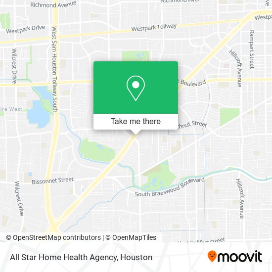 All Star Home Health Agency map