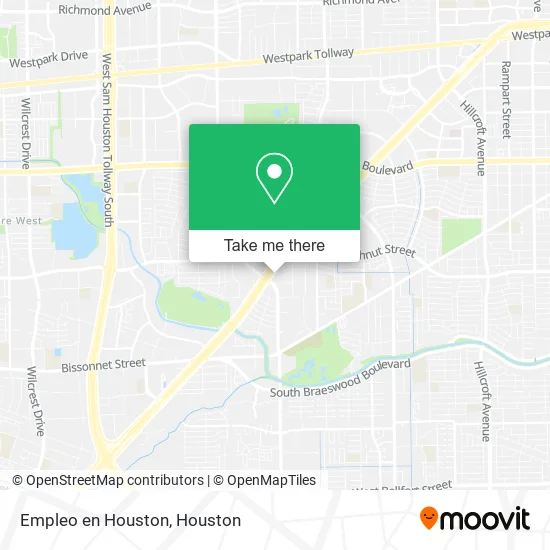 Empleo en Houston map