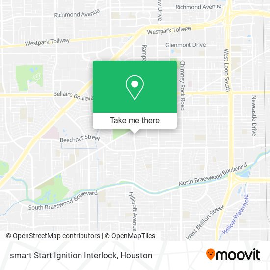 Mapa de smart Start Ignition Interlock