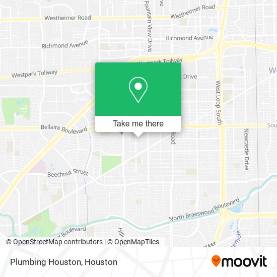 Mapa de Plumbing Houston