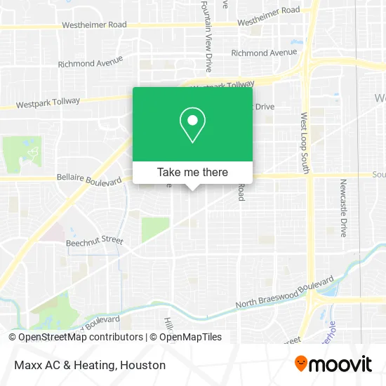 Maxx AC & Heating map