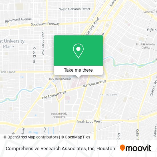 Comprehensive Research Associates, Inc map