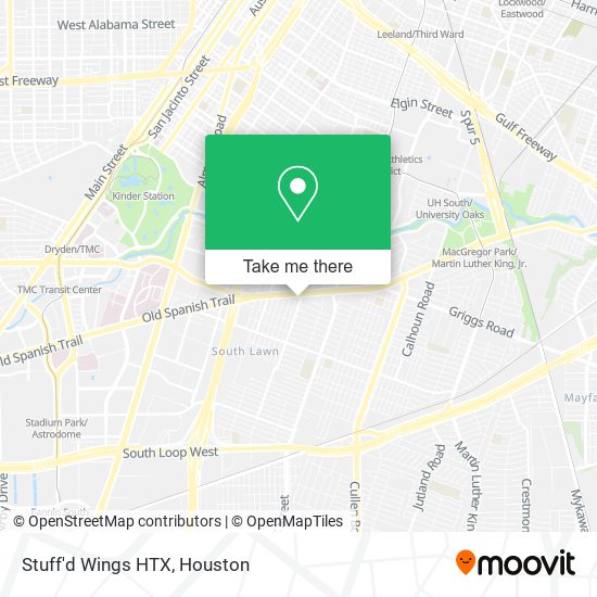 Mapa de Stuff'd Wings HTX