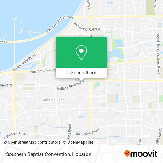 Southern Baptist Convention map