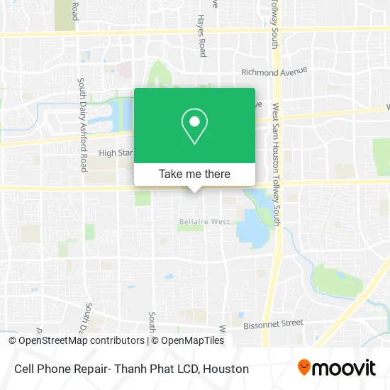 Cell Phone Repair- Thanh Phat LCD map