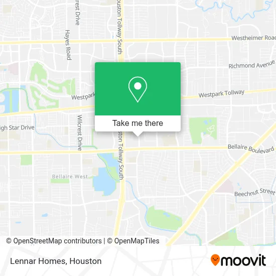 Lennar Homes map