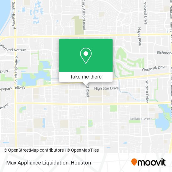 Max Appliance Liquidation map