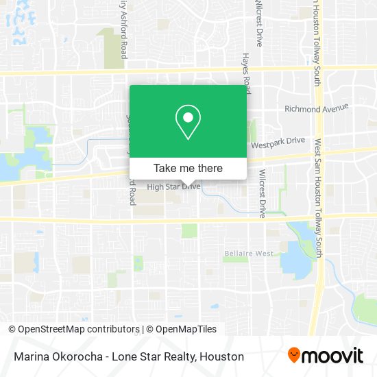 Marina Okorocha - Lone Star Realty map