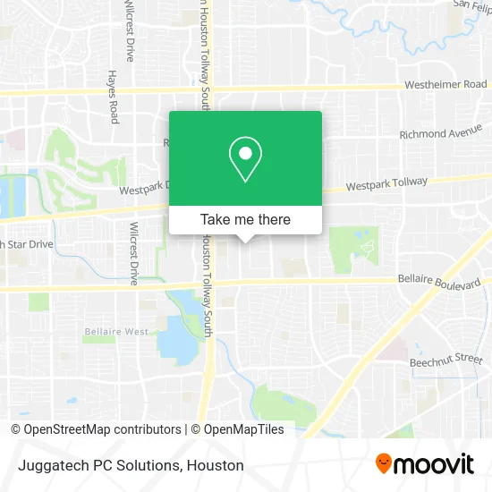 Juggatech PC Solutions map