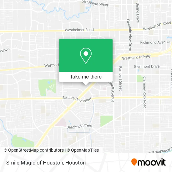 Smile Magic of Houston map