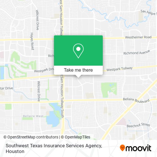 Southwest Texas Insurance Services Agency map