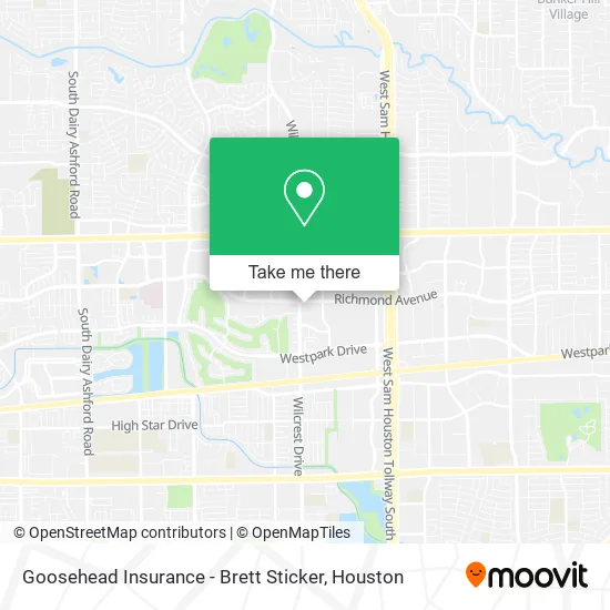Goosehead Insurance - Brett Sticker map