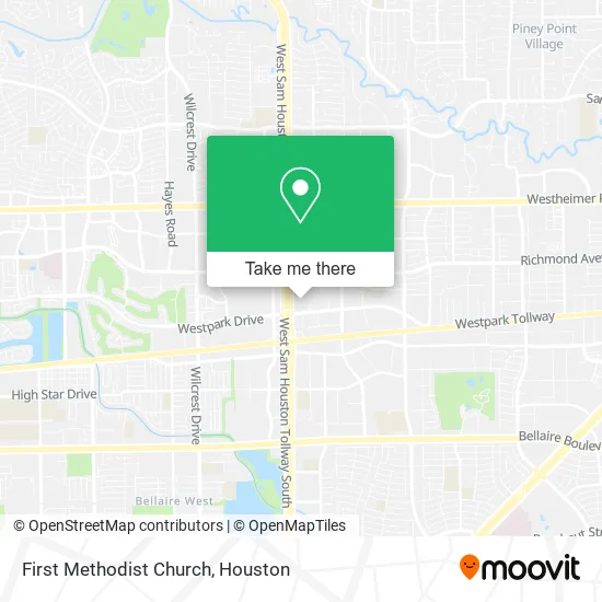 First Methodist Church map