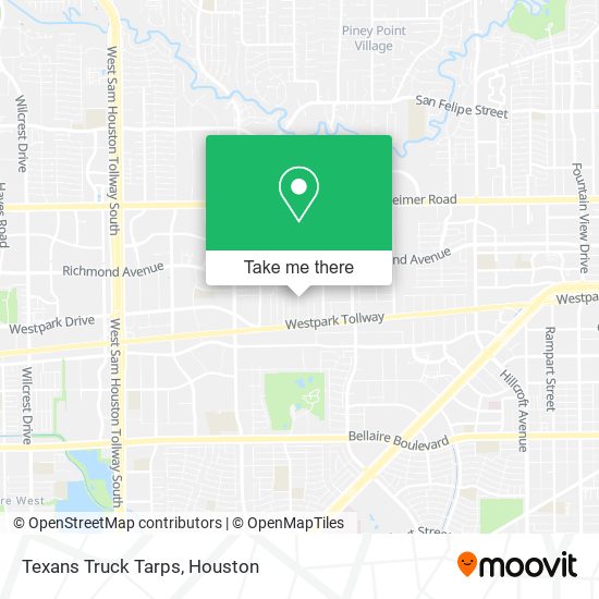 Mapa de Texans Truck Tarps