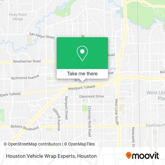 Houston Vehicle Wrap Experts map