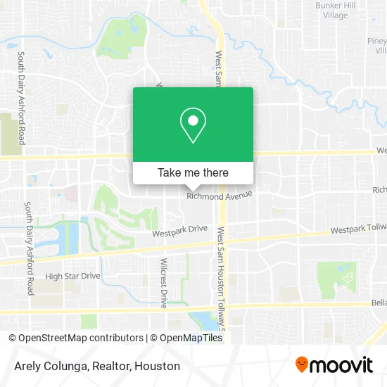 Arely Colunga, Realtor map