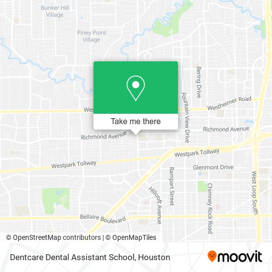 Mapa de Dentcare Dental Assistant School