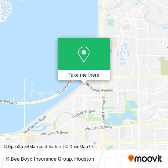 Mapa de K.Bee Boyd Insurance Group