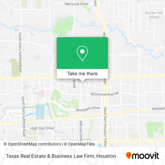 Texas Real Estate & Business Law Firm map