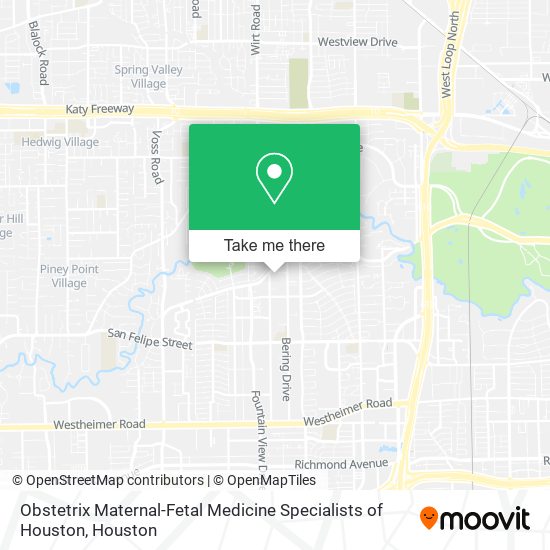 Mapa de Obstetrix Maternal-Fetal Medicine Specialists of Houston