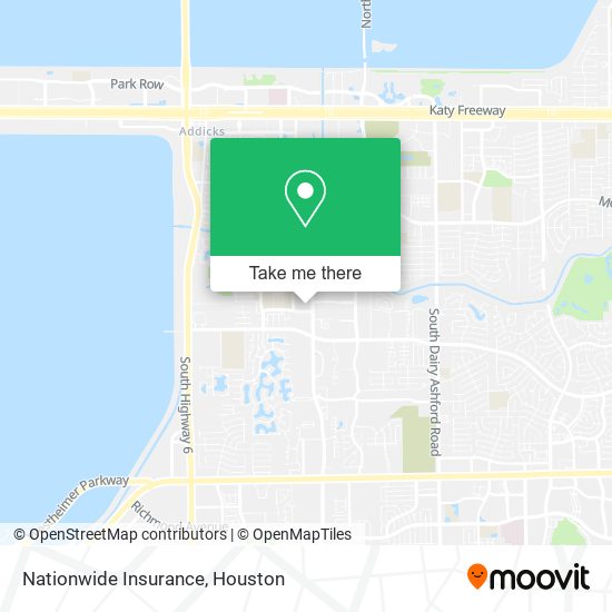 Mapa de Nationwide Insurance