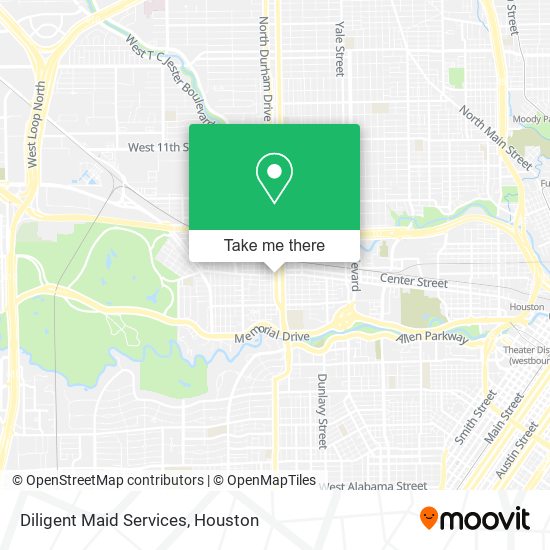 Diligent Maid Services map