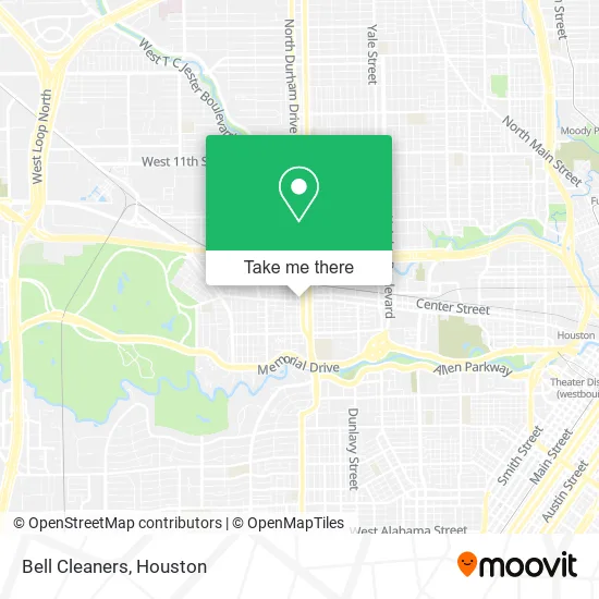 Bell Cleaners map