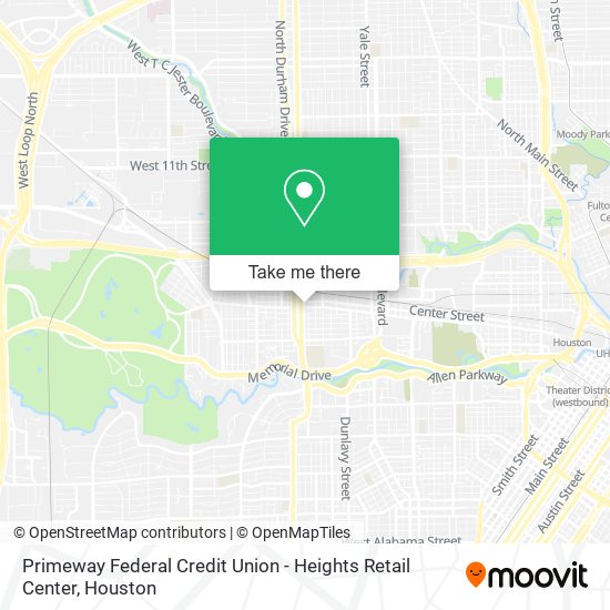 Primeway Federal Credit Union - Heights Retail Center map