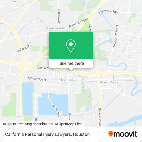 California Personal Injury Lawyers map