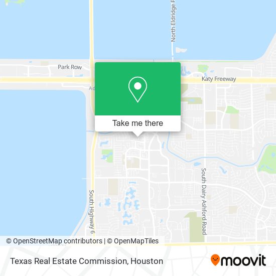 Texas Real Estate Commission map