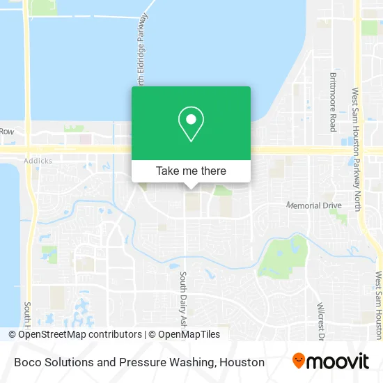 Boco Solutions and Pressure Washing map