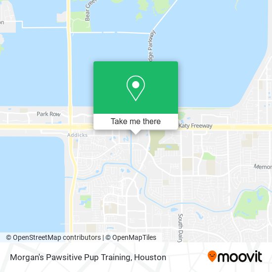 Morgan's Pawsitive Pup Training map