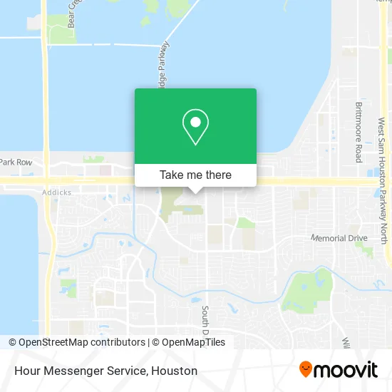 Mapa de Hour Messenger Service