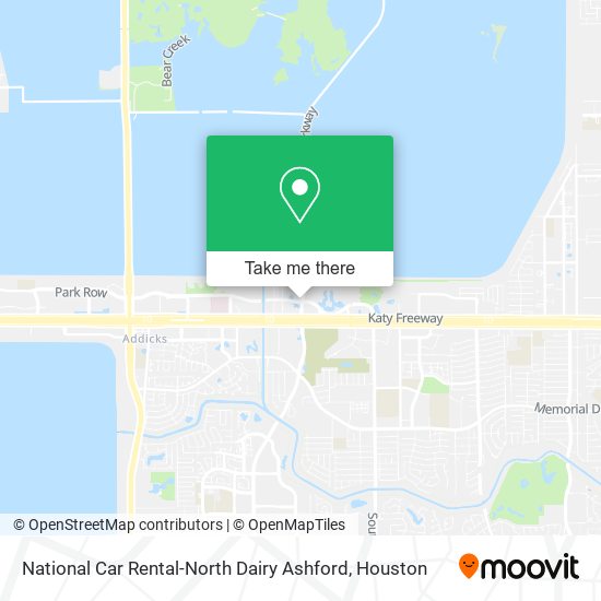 National Car Rental-North Dairy Ashford map