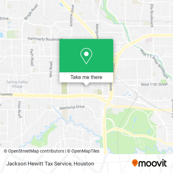 Jackson Hewitt Tax Service map