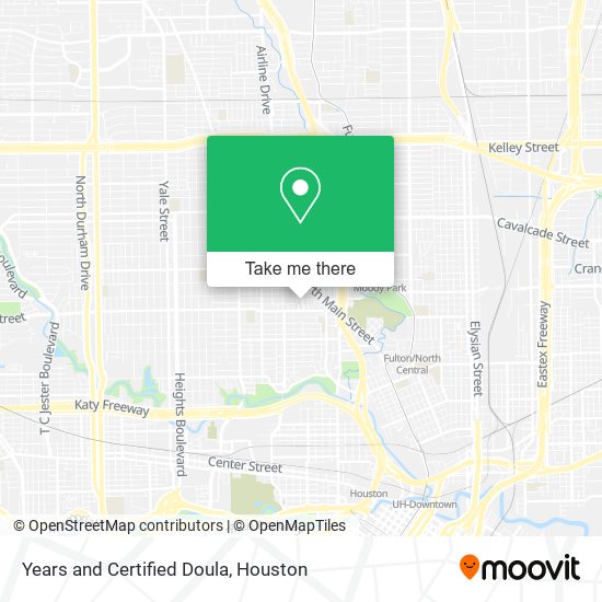 Years and Certified Doula map