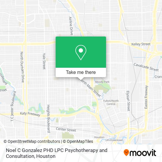 Noel C Gonzalez PHD LPC Psychotherapy and Consultation map